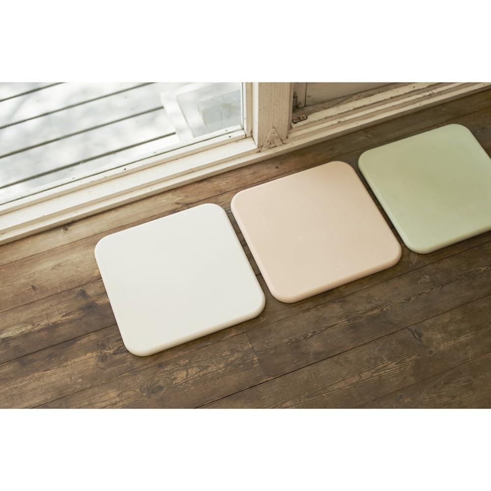 Soil Diatomite Bath Mat Square Pink