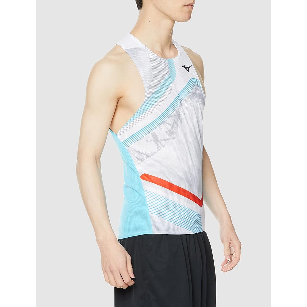 [Mizuno] Track and Field Wear MTC Racing Shirt Short Sleeve Highly Breathable U2MAA002 Men's