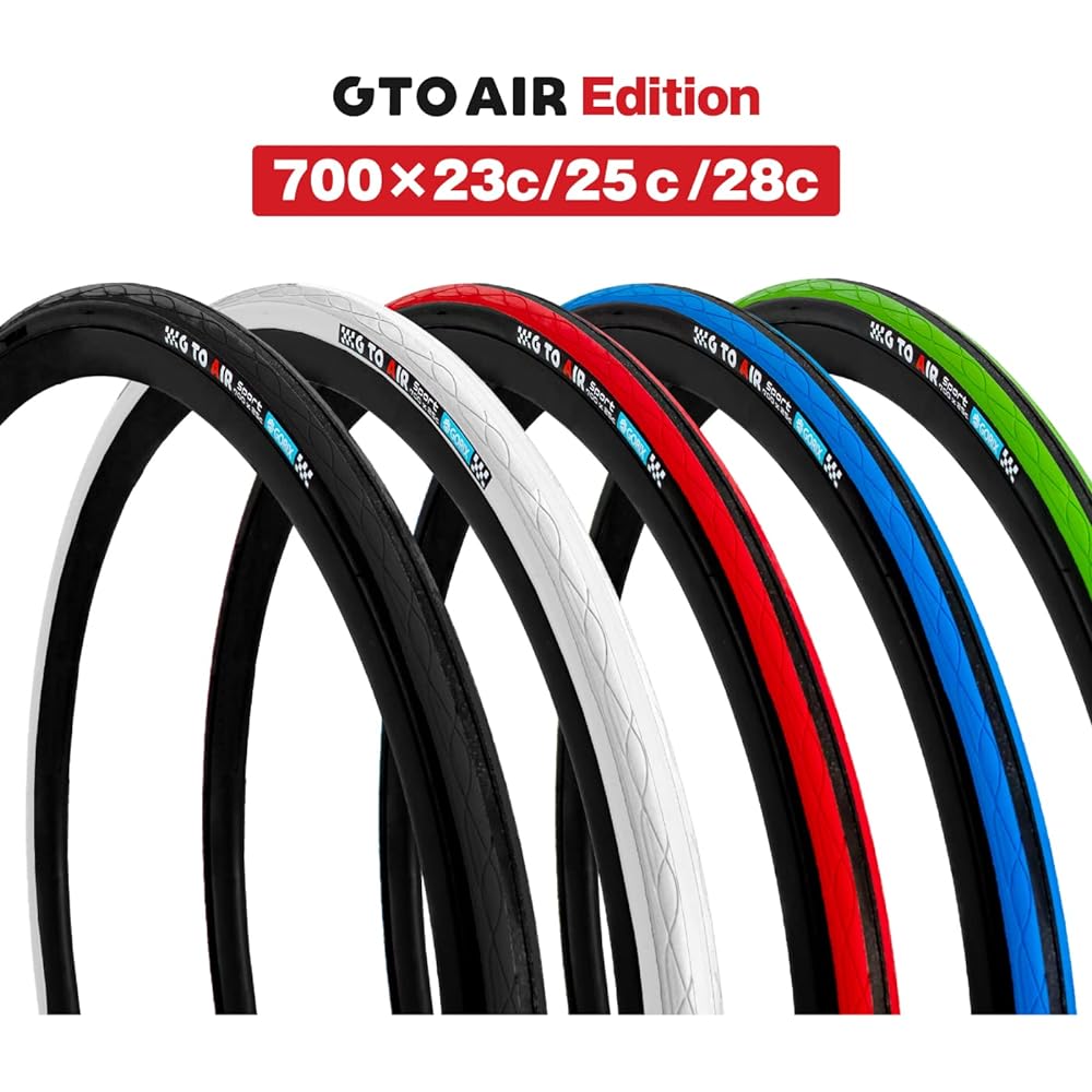 GORIX Bicycle Tire Compatible with Cross Bikes, Road Bikes, and Others [Clincher Bicycle Road Tire Tire Replacement] Gtoair 700c×23c 25c 28c