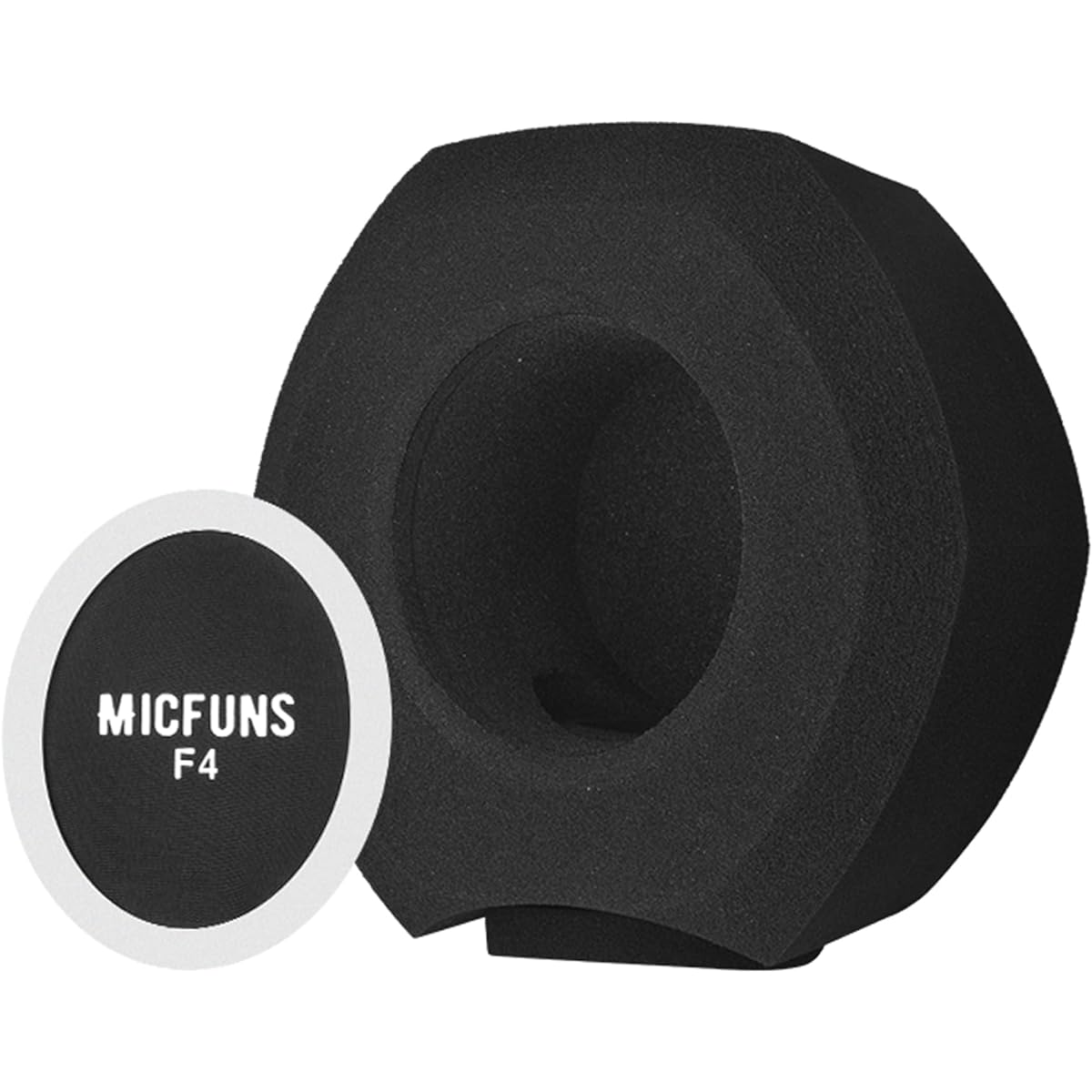 Micfuns F4 Microphone Windscreen Pop Fritter (Black)