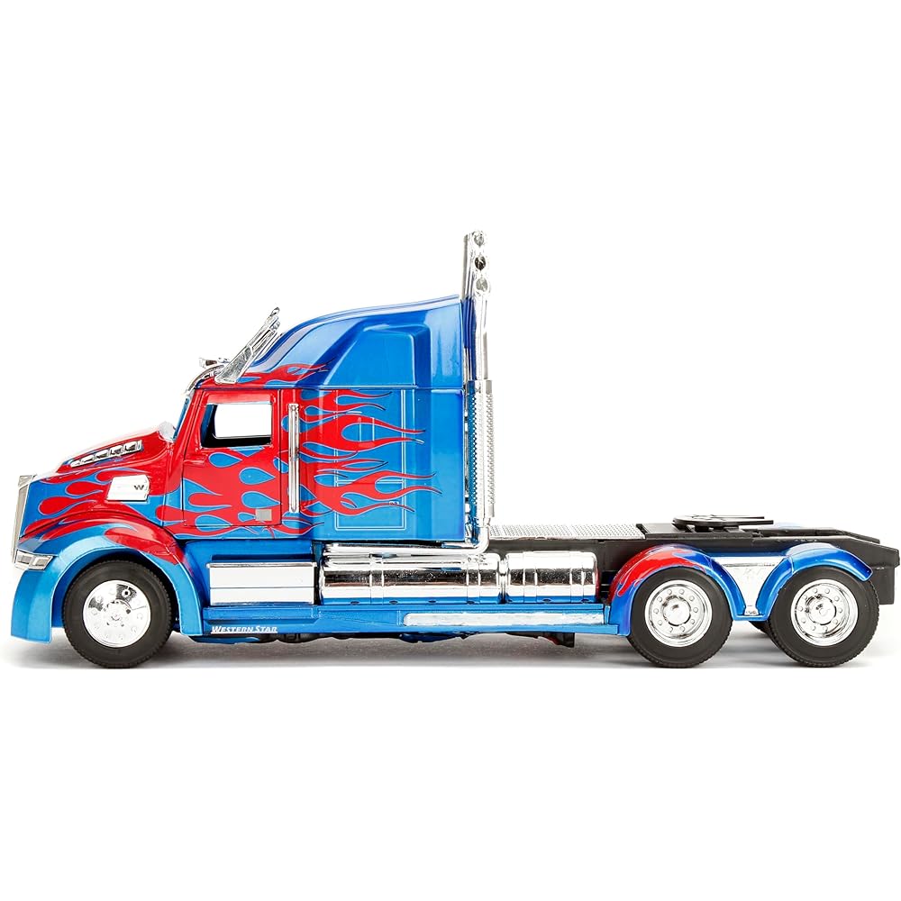 Transformers The Last Knight 2017 Jada Toys Metals 1/24 Scale Diecast Vehicle Optimus Prime TF Overseas Limited Latest Movie