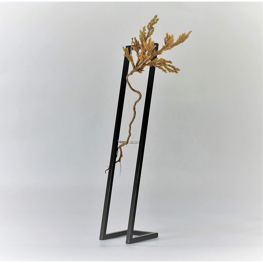 General Incorporated Association World Dry Bonsai Association Bonsai, Dry Bonsai, Dry Bonsai, DRY BONSAI Dry Bonsai/Iron Frame Decoration 4582522520243 Interior Object Gift Yellow Body: Depth 14cm Body: Height 35cm Body: Width 14cm