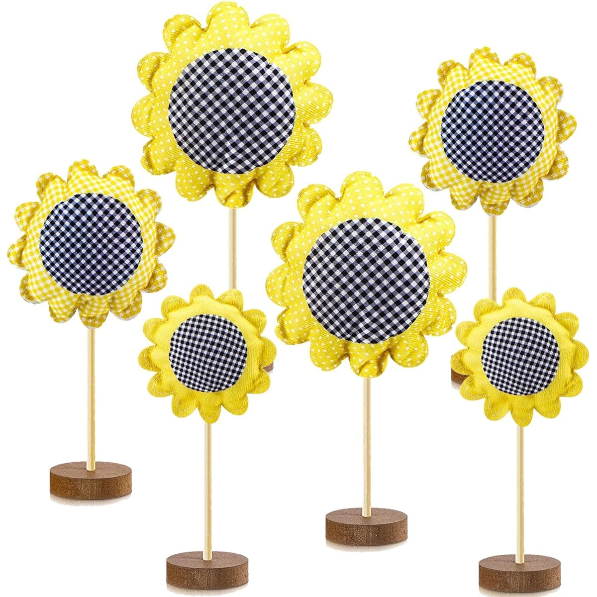Sunflower Table Decor, Sunflower Table Centerpiece Sign, Summer Farmhouse Tiered Tray Decor, Fireplace Mantle Tray Decor, Rustic Freestanding Home Kitchen Decorations, Wedding Party Decor (Sunflower)