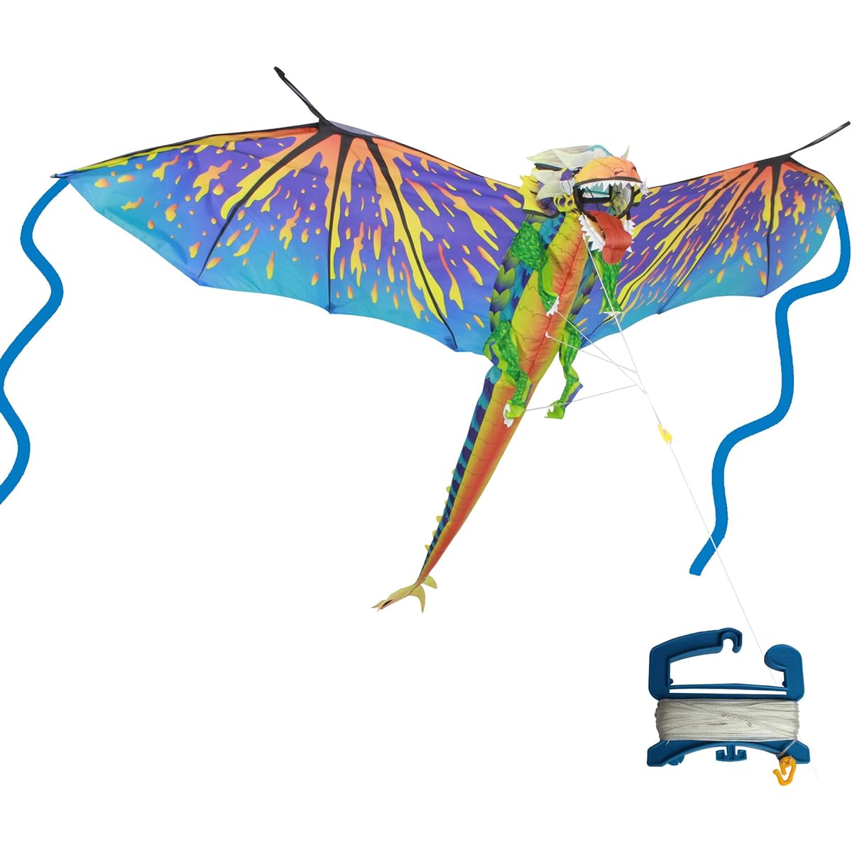 Brainstorm Dragon WindnSun 3-D Nylon Kite, 76"