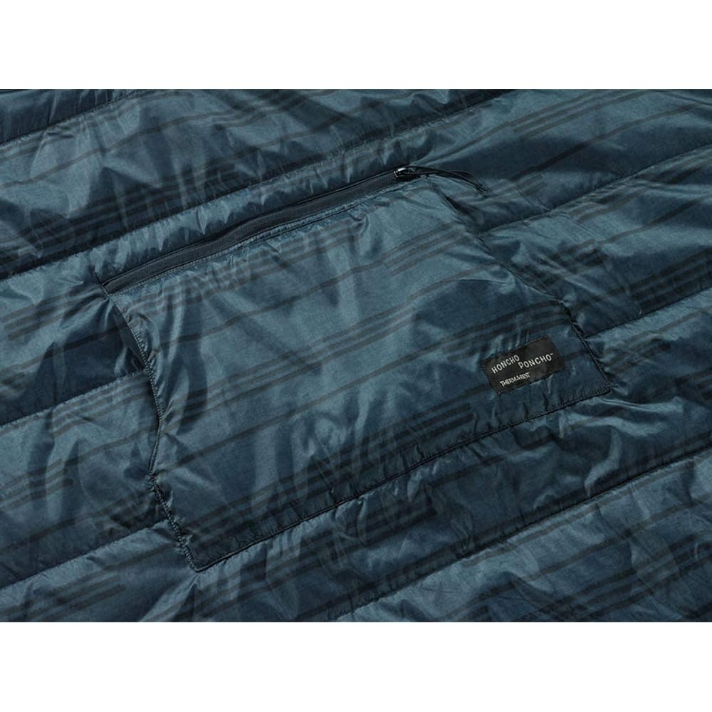 THERMAREST Outdoor Camping Hooded Blanket Honcho Poncho [Genuine Japanese Product]