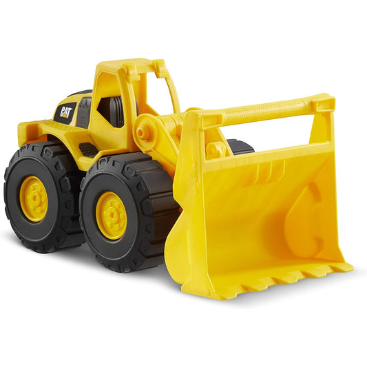 Official Gazillion CatToys 15" Wheel Loader Building Toy for Ages 3+, Durable Plastic, No Batteries Required, Cat Building, Tough Rig Series, Yellow