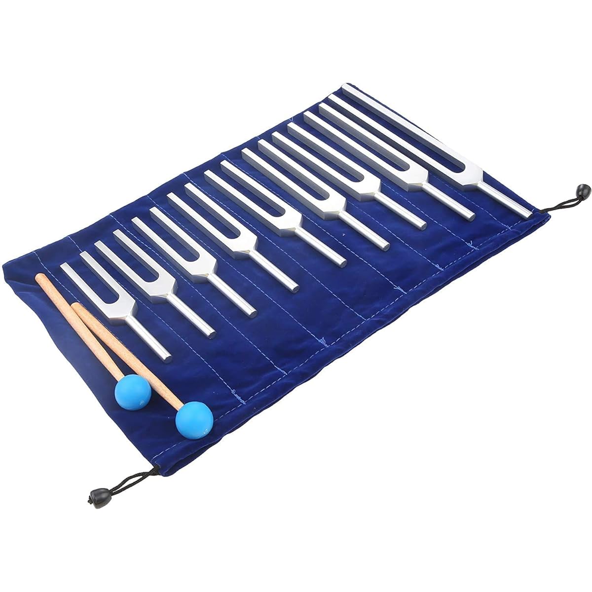 Om Industries 9 Sacred Solfeggio Tuning Fork Body Tuner Contains 528DNA for Healing