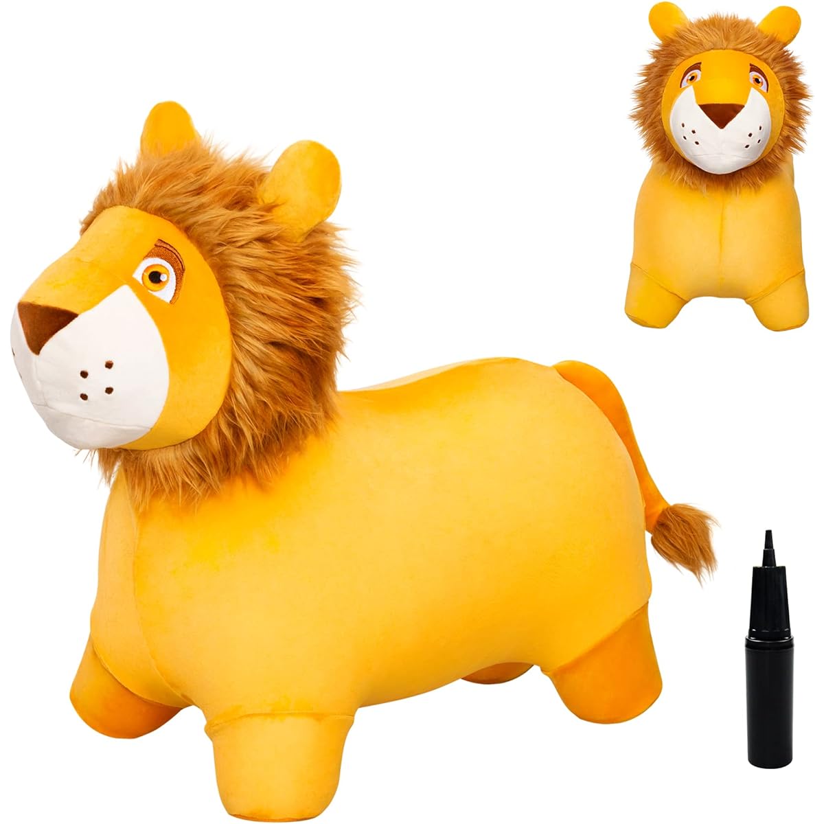 PlayZap Bouncy Animals for Toddlers, Bouncy Horse Hopper, Hopping Horse for Kids, Inflatable Jumping Bouncer Ride on, Outdoor Indoor Birthday Gift, 18M 24M for 3 4 5 6 Year Old Boys/Girls/Kids