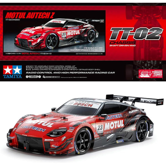 Tamiya 1/10 Electric RC Car Series No.735 MOTUL AUTECH Z (TT-02 chassis) 58735