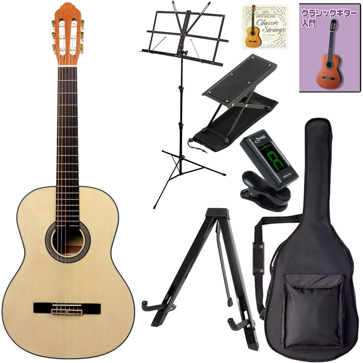 Sepia Crue Classic Guitar Beginner Entry Set CG-15