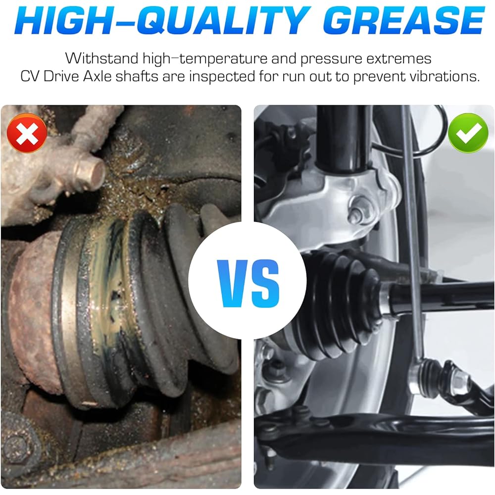 Front Left/Right Axle Shaft Assembly Yamaha 2007-2014 Grizzly 550 / Grizzly 700, 28P-2510J-00-00, 28P-2510F-00-00, 3B4-2510J-0-00, 28P-2518E-00-00, Front 2 axles