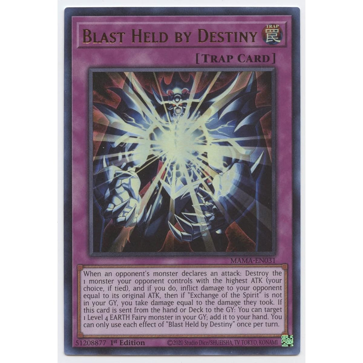 Blast Held by Destiny - MAMA-EN031 - Ultra Rare - 1st Edition