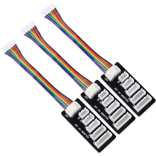 3pcs JST-XH 2-6S Lipo Battery Charging Balance Board Expansion Board Adapter Converter for JST-XH Connector Balance Board