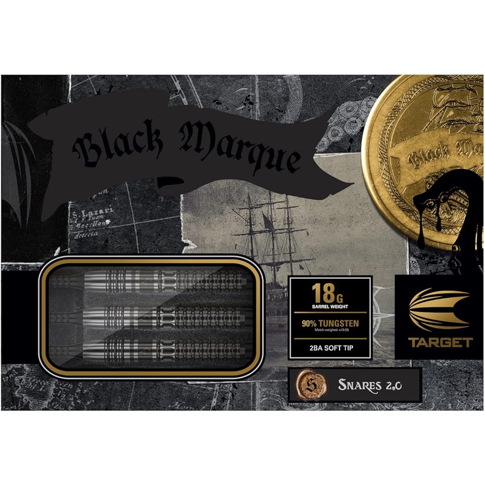 TARGET [Target] Black Mark Snares 2.0 Haruka Hirose player model (BLACK MARQUE SNARES 2.0) | Darts 2BA barrel 18g