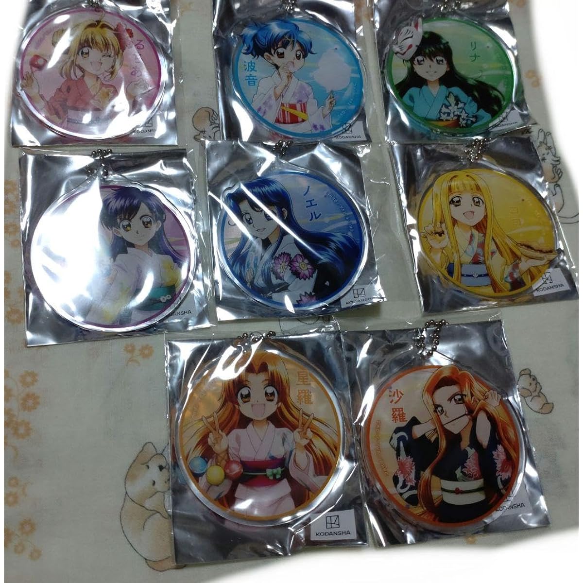Pichi Pichi Pitch Karaoke no Tetsujin Karatetsu Acrylic Keychain Complete 3A