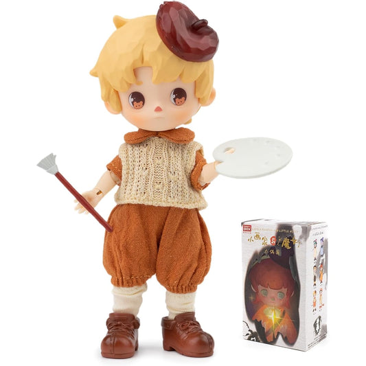 BEEMAI Puppet Kingdom Little Painter & Little Witch Series Set of 6 (Set of 6, No Repeats) 1/12 BJD Dolls, Cute Figures, Collectibles, Birthday Gifts