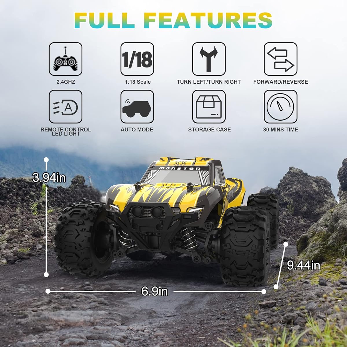 GUOKAI Remote Control Car Driveline System Suspension System Hobby Grade Race Car.