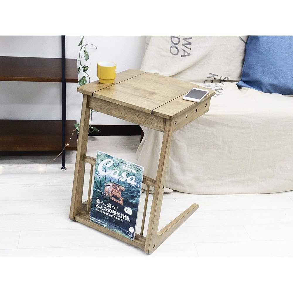 Shiokawa Komyodo Side Table TREE BR Brown 40x44x59cm