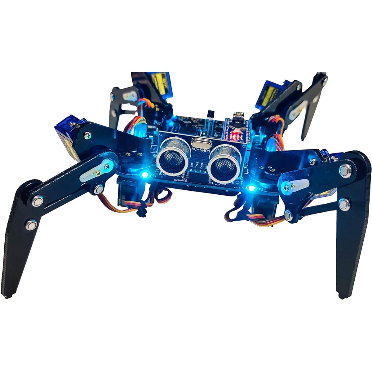 Bit Trade One ADCRBT Quad Crawler 4-legged robot kit you can make