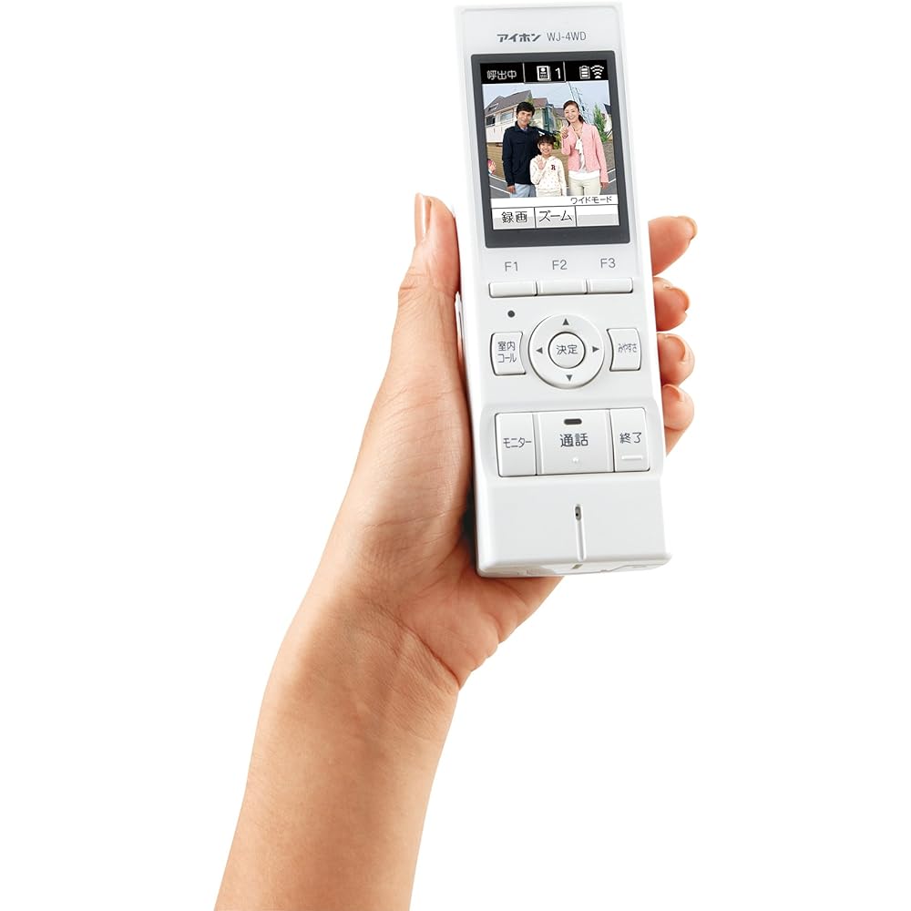 iPhone Door Phone Intercom Wireless Handset with Monitor Volume Adjustable WJ-4WD