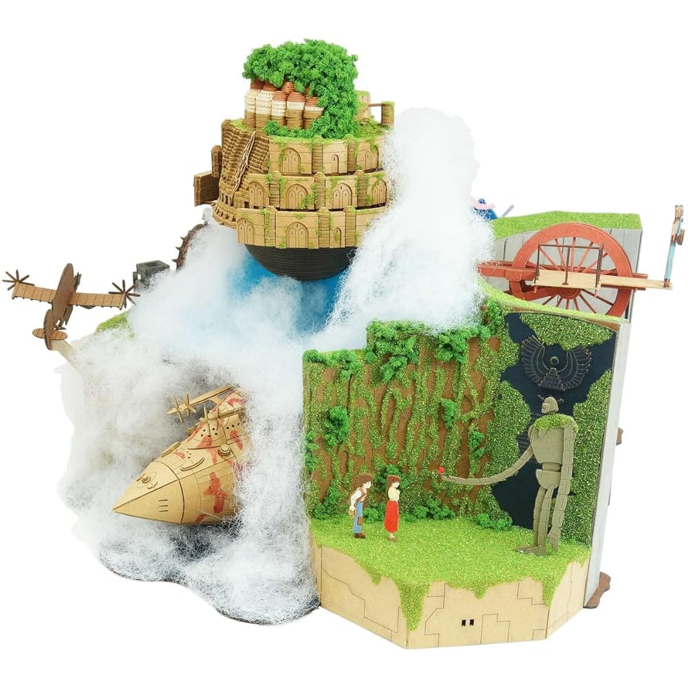Sankei Studio Ghibli Works Series Laputa: Castle in the Sky Diorama Paper Craft MK07-44