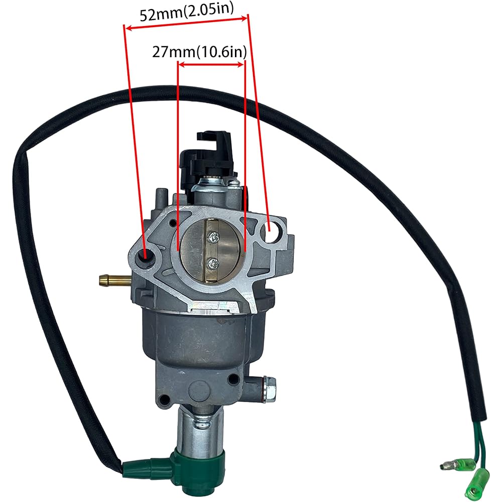 YAMAKATO P27-1 Gasoline Auto Choke Generator Carburetor Kit OEM Honda Champion Predator Generac 8500 8750 9000 9500 338cc 389cc 420cc 439cc 459cc GX340 GX390 11hp 13hp etc.