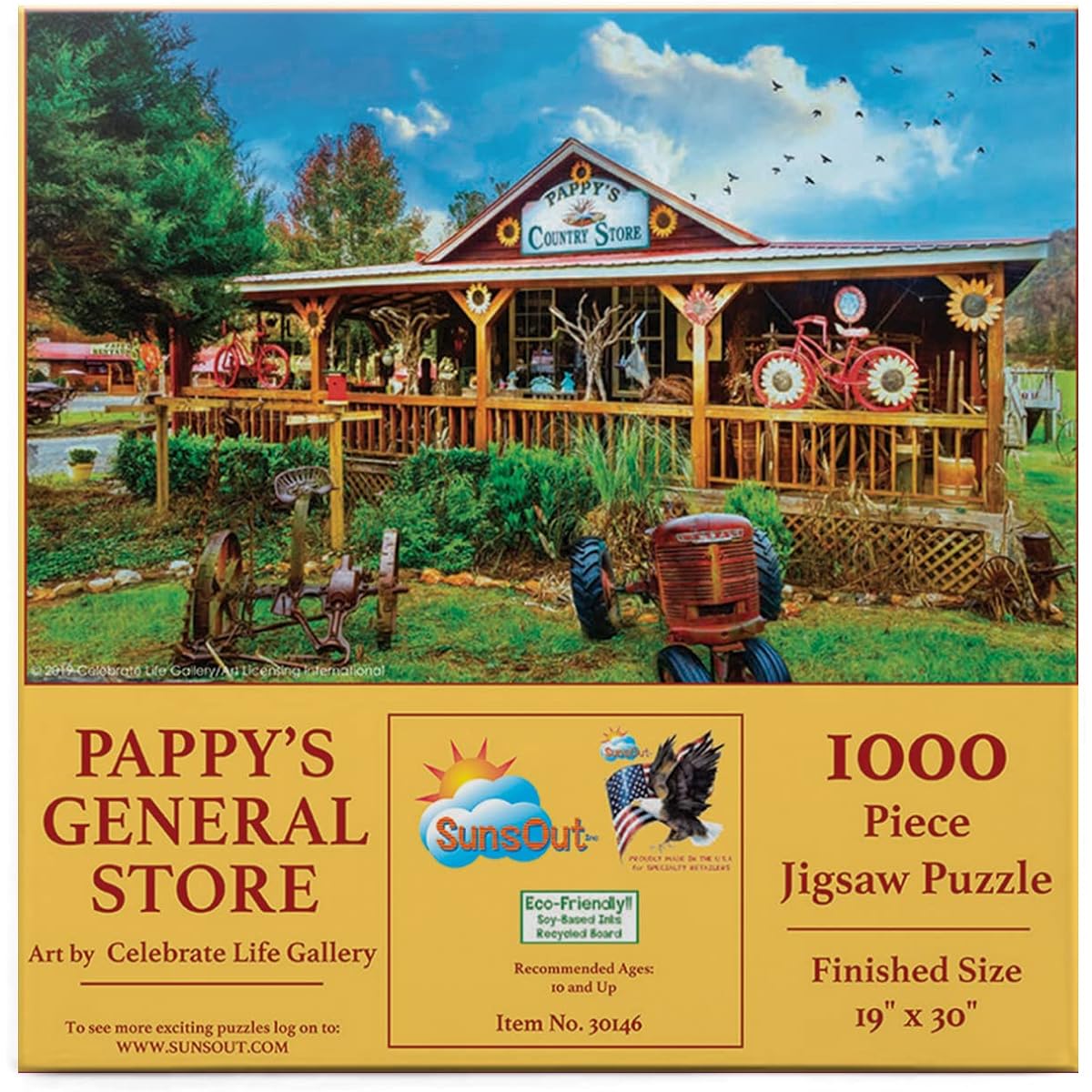 SUNSOUT INC Papa's General Store 1000 Piece Jigsaw Puzzle