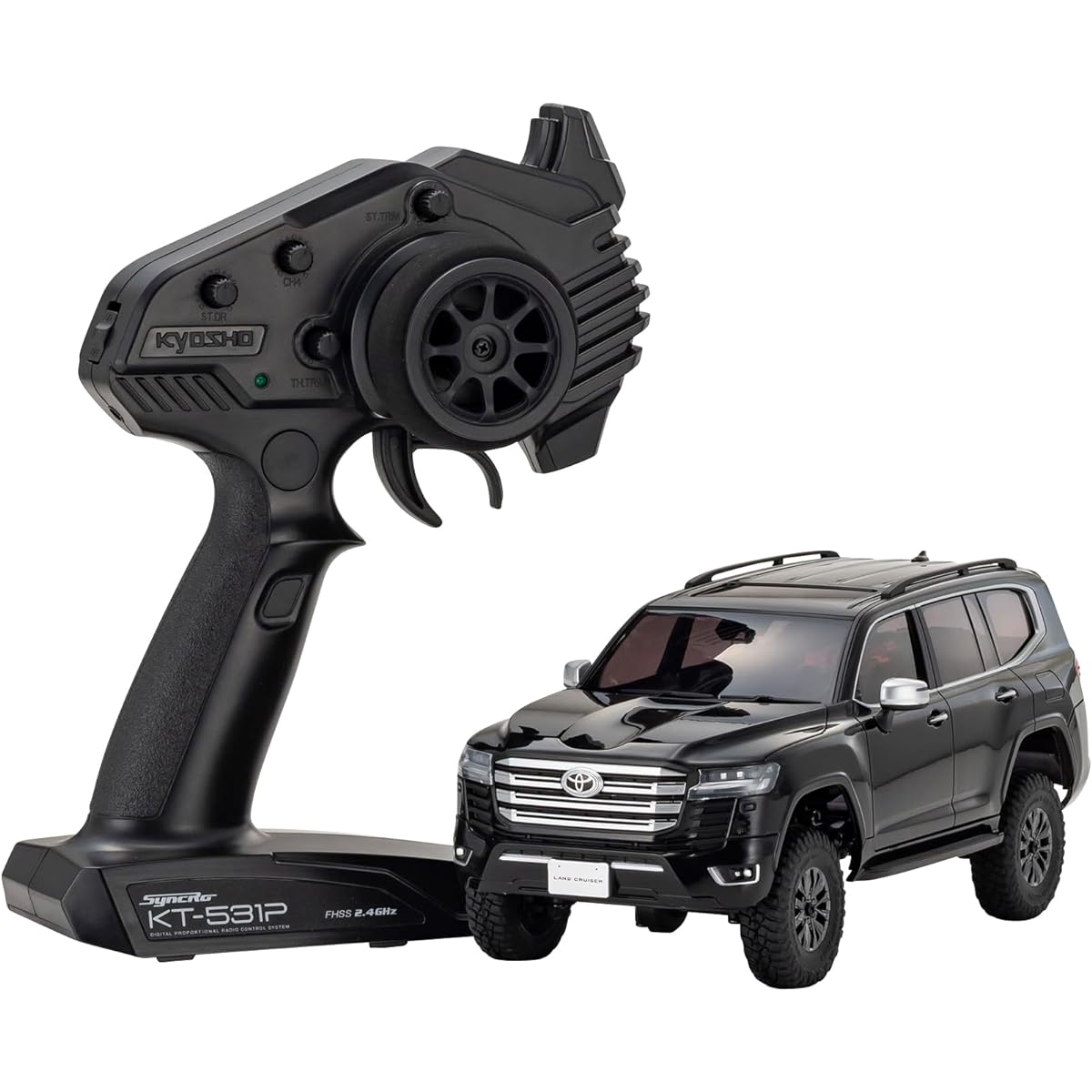 Kyosho Kyoso MINI-Z 4x4 Ready-Set Toyota Land Cruiser 300 Black Electric Radio Control 32533BK