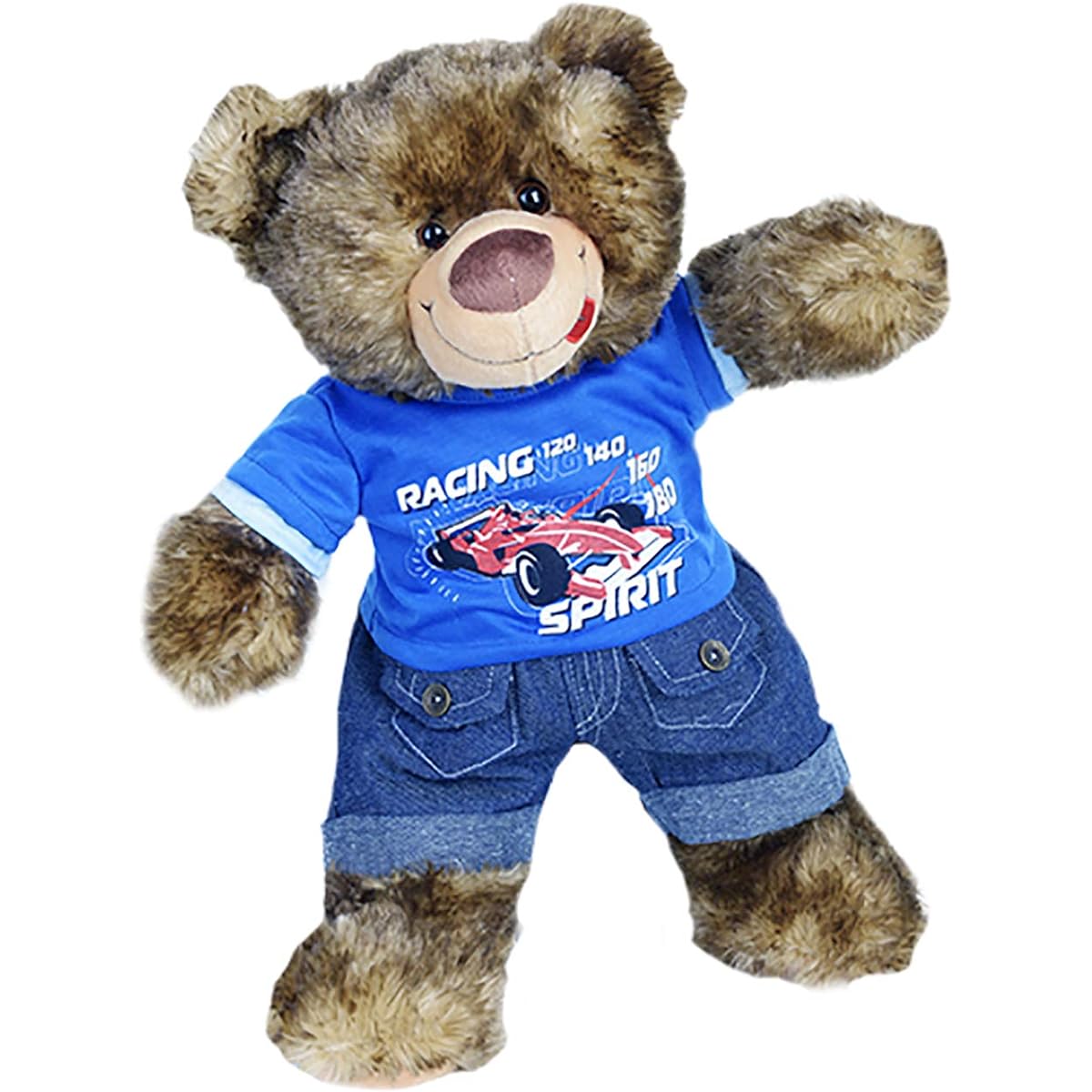 "Cool Racecar" Outfit Outfit Fits Most 36cm - 46cm Build-a-bear, Vermont Teddy Bears, and Make Your Own Stuffed Animals
