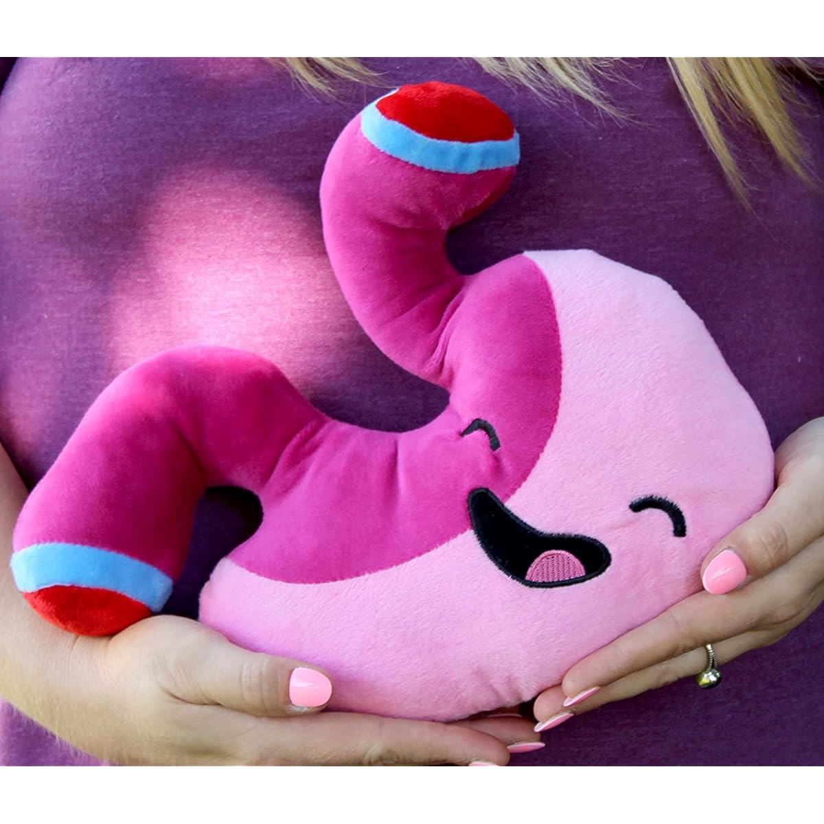 Attatoy Plush Stomach - Barry the Sleeve - Stuffed Toy, 25cm After Surgery Pal, Bariatric Gastric Bypass Sleeve; Surgery Education, Surgeon Gift; Gastroenterology Education