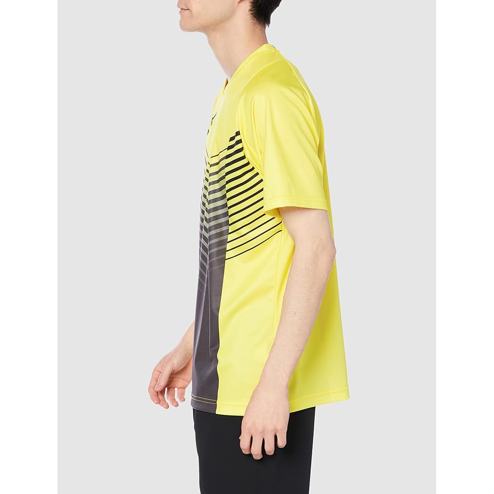 [Mizuno] Tennis Wear, Badminton Wear, Quick Dry Game Shirt, Sweat Absorbent, Quick Drying, Dynamotion Fit 72MA1004