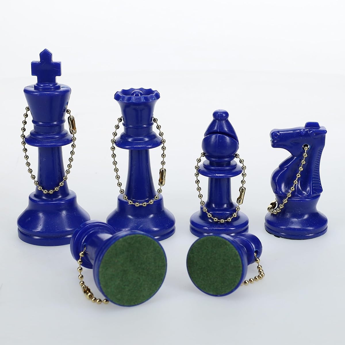 We Games Keychain Bag Tag Chessmen – Includes 17 Pieces with Extra Queen