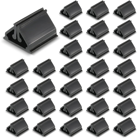30 Pieces Game Card Stands Plastic Card Holders DIY Board Game Stands for Gaming Party Favors (Black)