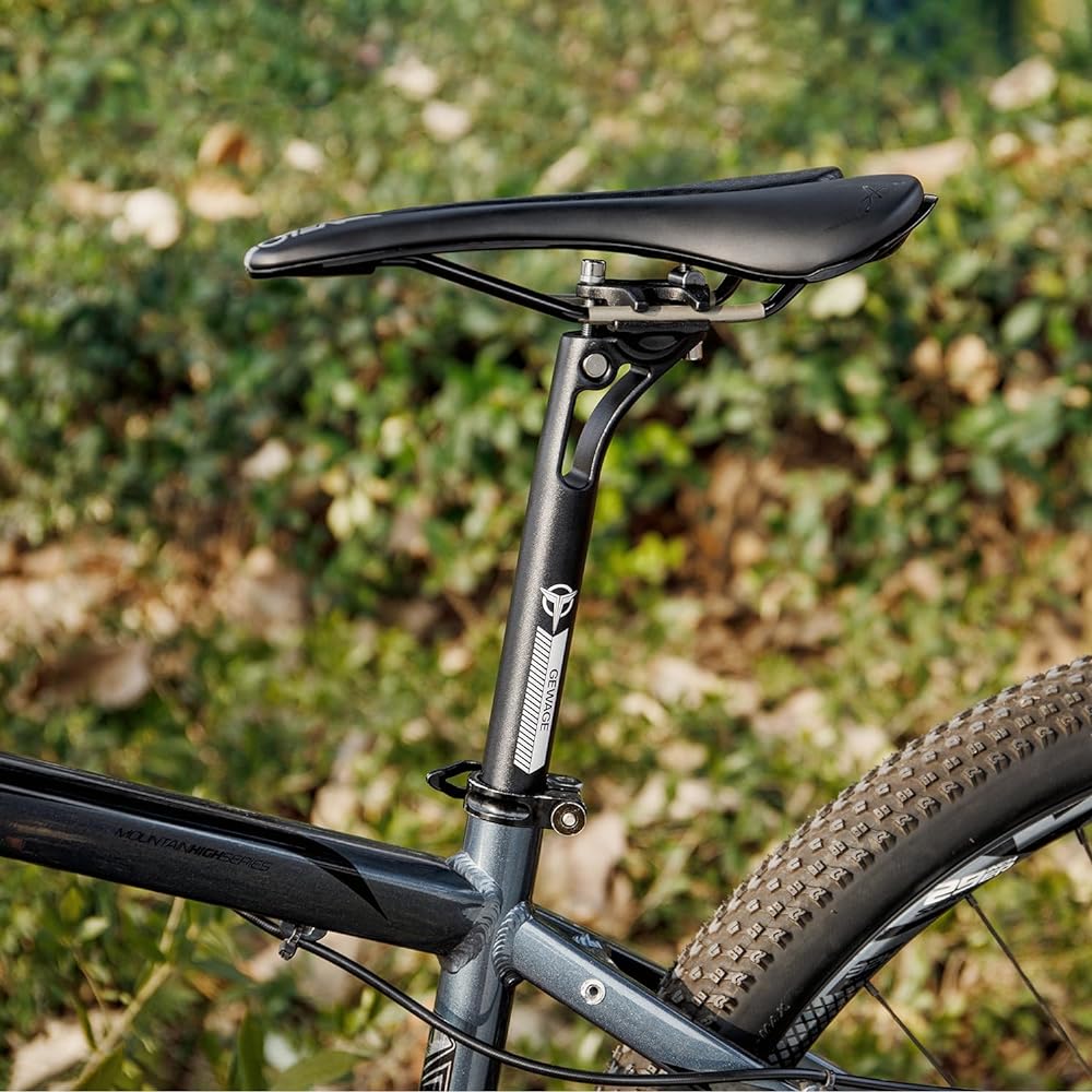 GEWAGE Bicycle Seatpost 27.2/ 30.9/ 31.6mm Lightweight Length 400mm Aluminum (GE-P007)