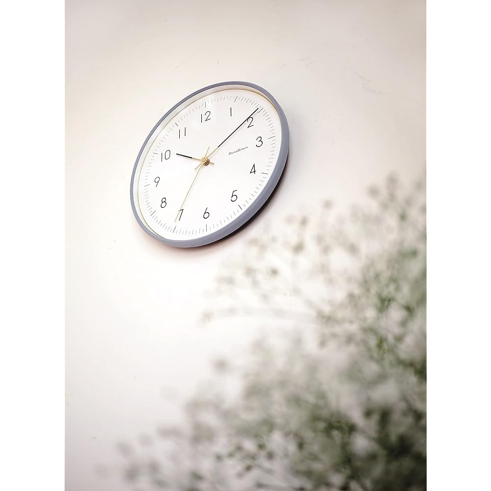 INTERFORM INC. Wall Clock Onnela CL-4022BK W30.5 x H30.5 x D4cm Sweep Movement Clock Stylish Stylish Cute Interior Wall Clock Wall Clock Simple Black