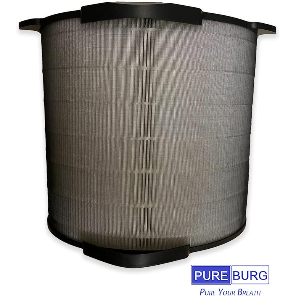 PUREBURG True HEPA Replacement Filter Compatible with Electrolux Pure A9 PA91-406 PA91-406GY PA91-406DG 37 tatami/43 tatami A9.2 EP71-56 EP71-56GYA EP71-56WBA Air Purifier Model Number EFDCLN4PLS, Dust collection deodorizing unit