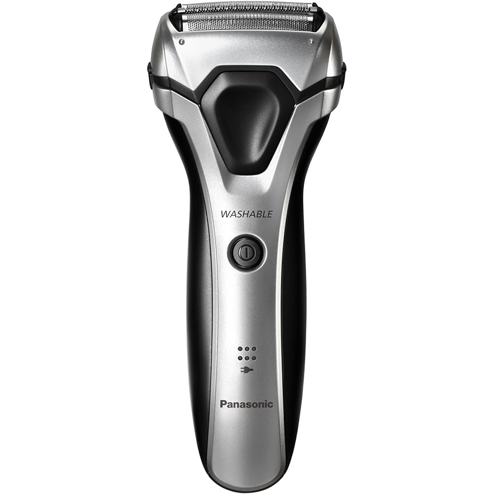 Panasonic men's shaver 3 blades silver tone ES-RL32-S