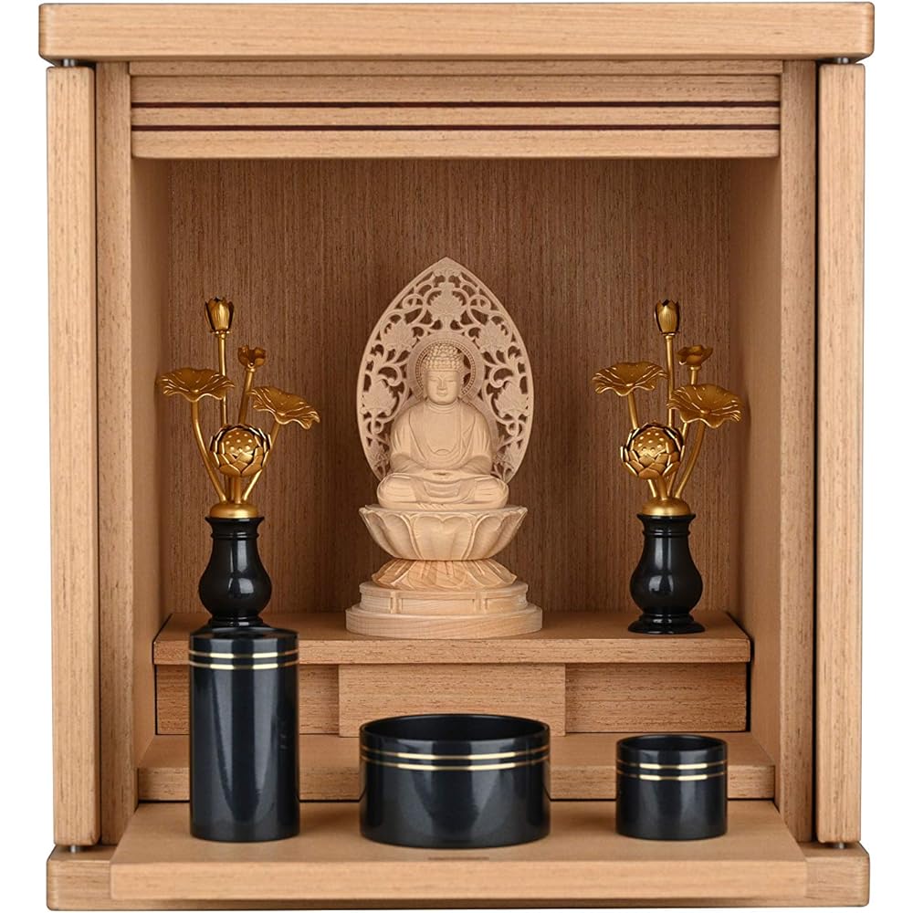 Oda Kobo Simple Mini Buddhist Altar No. 14 (Walnut Color)