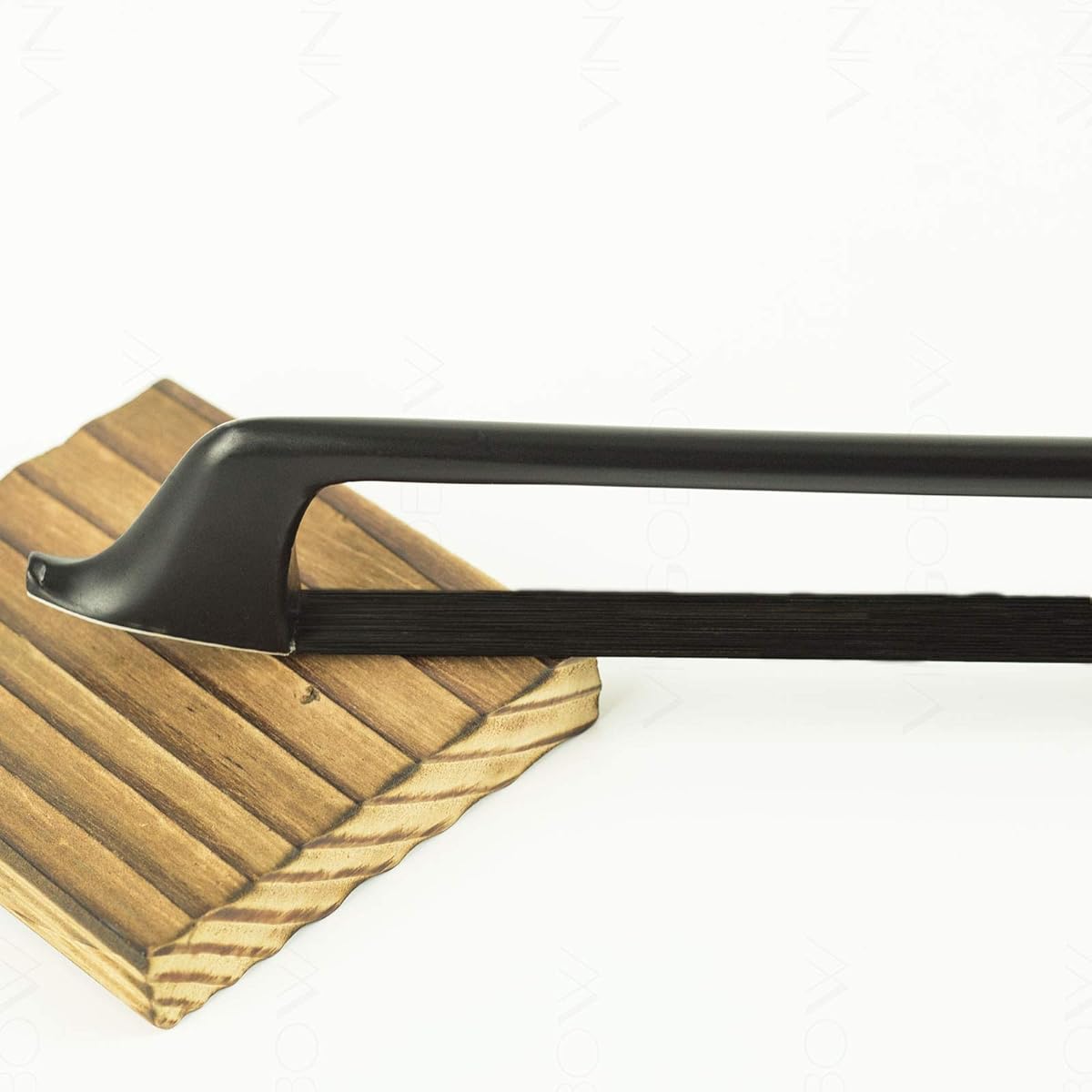 Contrabass Bow German Tile Carbon Bow Black Hair 1/2 Size