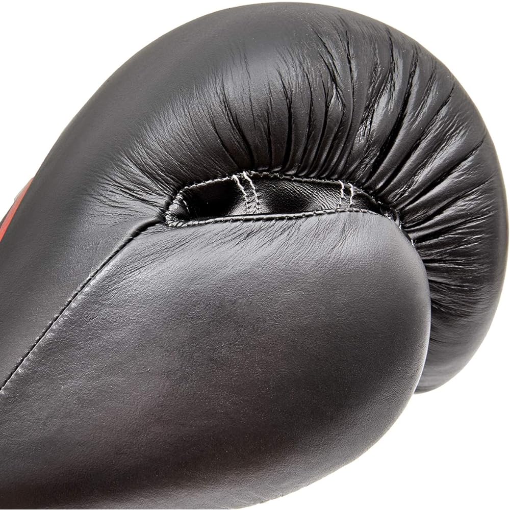 Reebok Leather/PU Boxing Gloves Black/Red