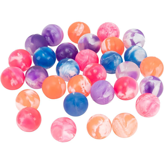 Amazaque Kids Bouncy Balls Bulk Set - Small Mini Bounce Balls - Colorful Rubber High Bouncing Balls for Kids - Neon Bounce Balls for Birthday Gifts, Game Favors, Party Favors, Vending Machine