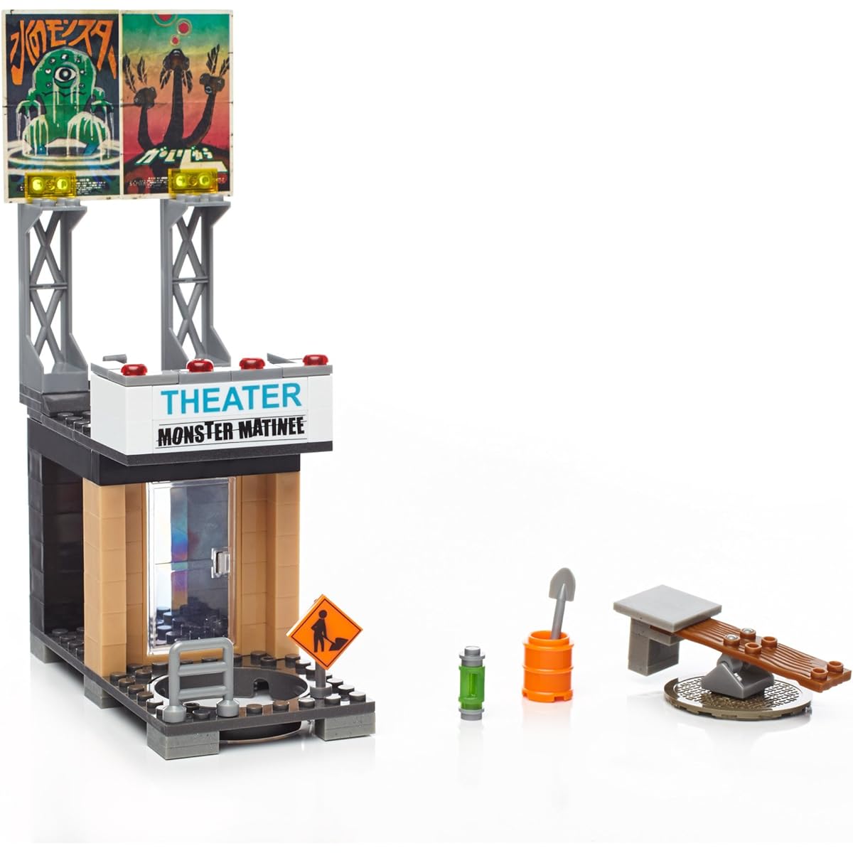 Mega Bloks Teenange Mutant Ninja Turtles Raph Rooftop Blast-Out Building Playset