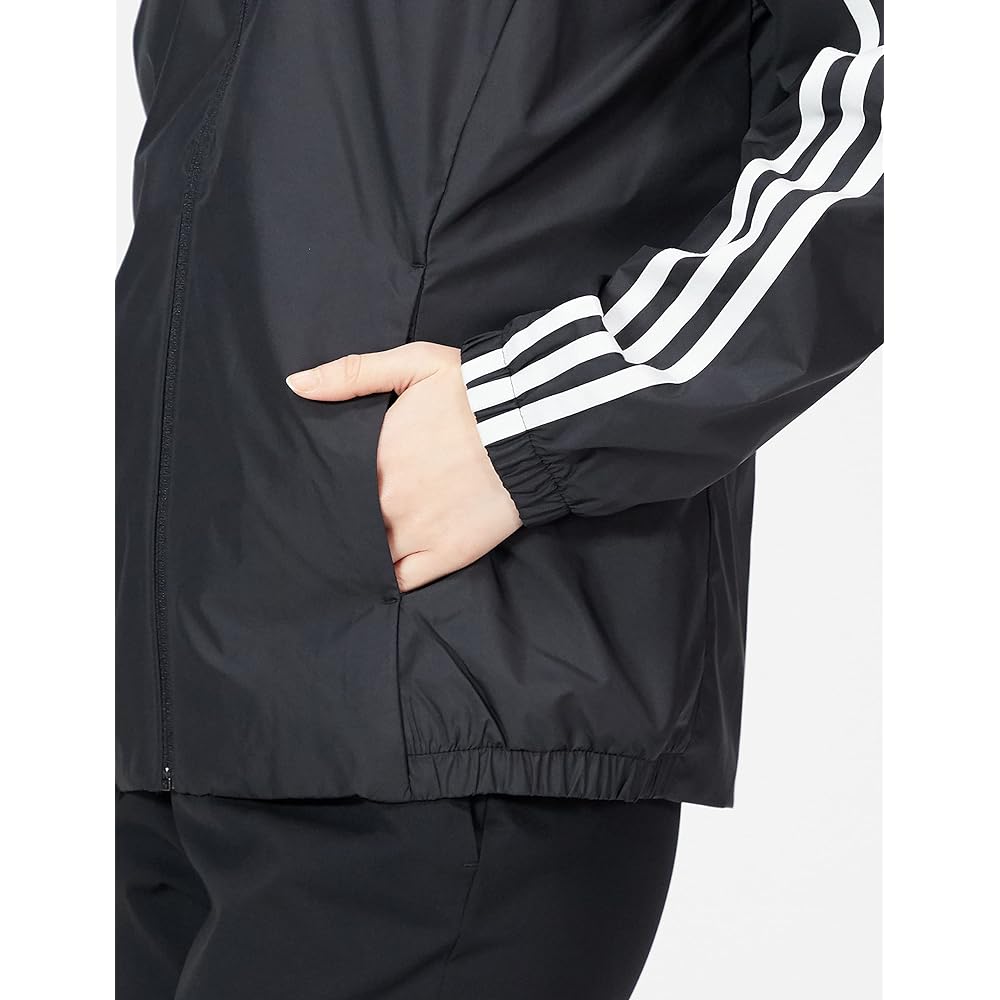 [Adidas] Jersey Top 3 Stripes Windbreaker Jacket JIL40 Women's