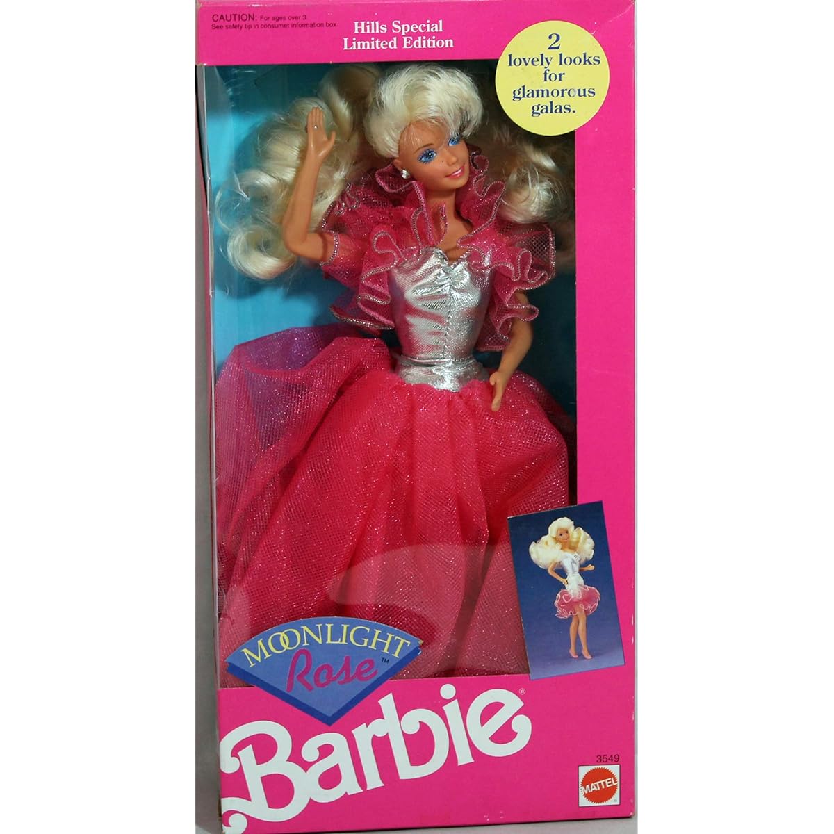 Barbie Doll Moonlight Rose Barbie Hills Special Limited Edition 1991