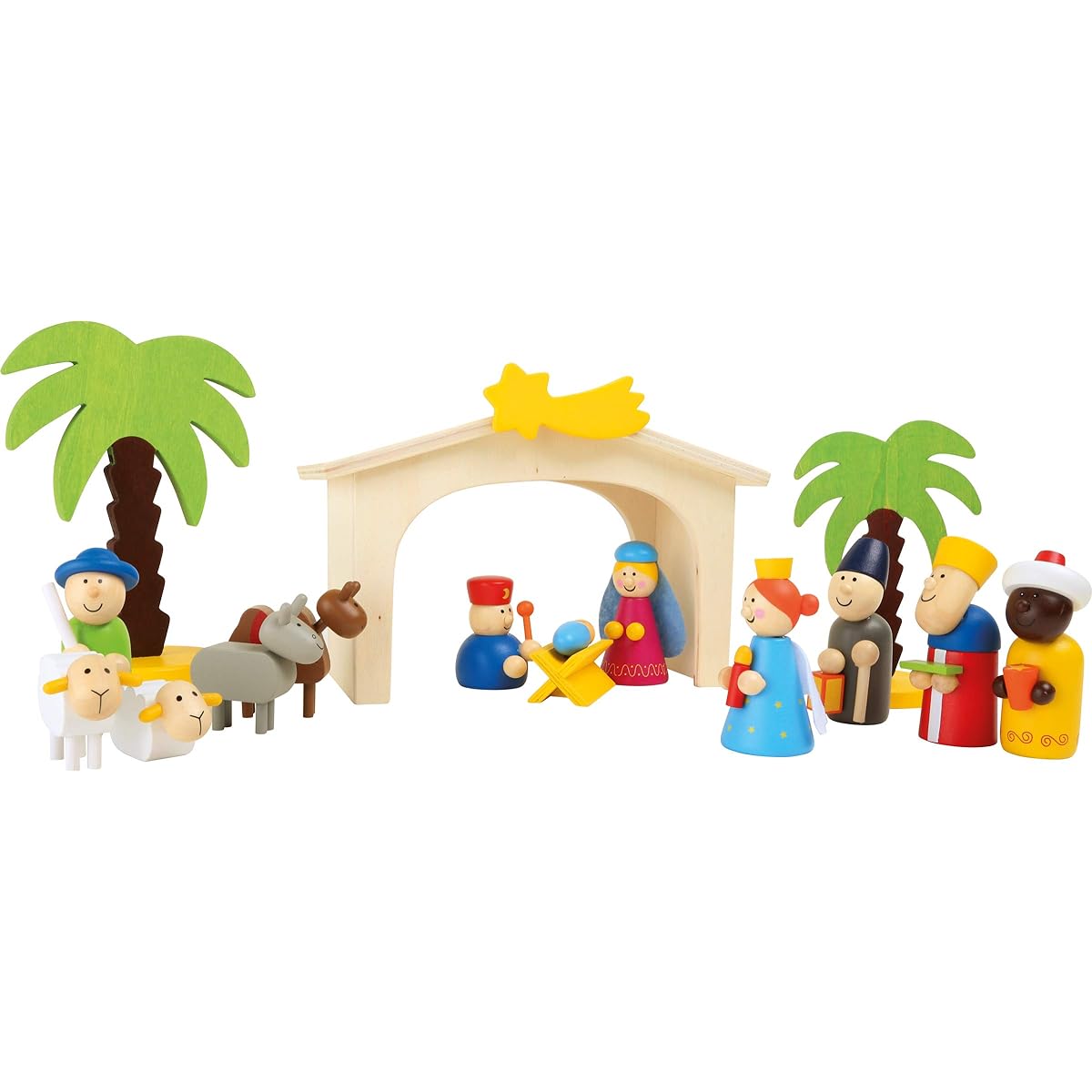 small foot 3945 wooden crib playset