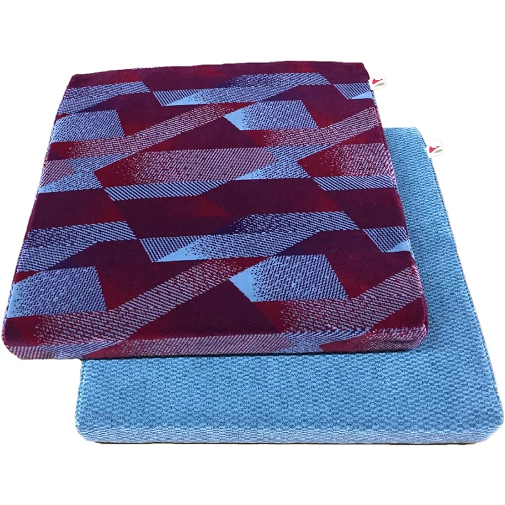NIPPONSEAL Cushion Tokyu Corporation Seat Moquette Cushion Made in Japan (Washable/Breathable/Antibacterial and Odor Resistant) Seal Mark Japan Seal (Purple)