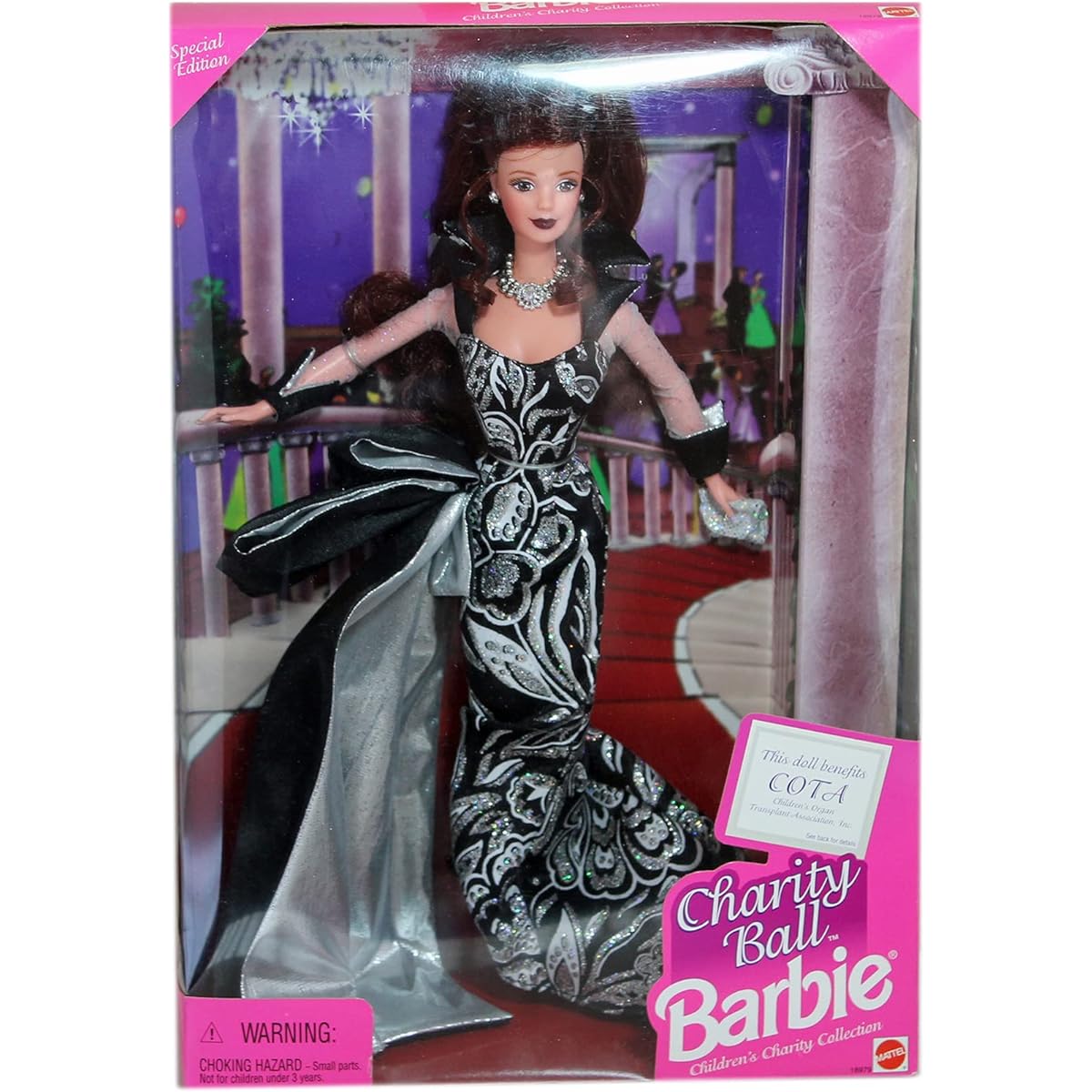 COTA Charity Ball Barbie Doll Brunette