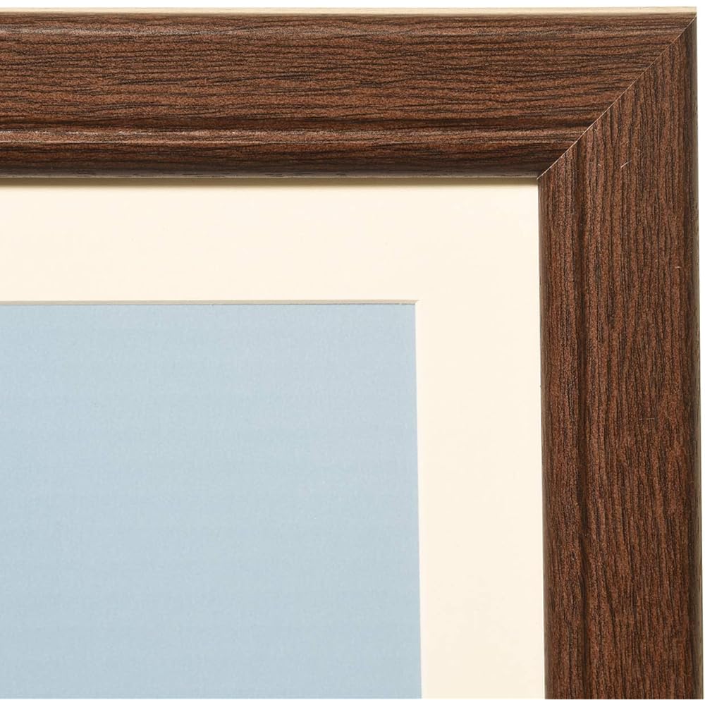 KING Wooden Poster Frame A2 Gran Brown (with Matte) Non-Reflective & Glossy 821720