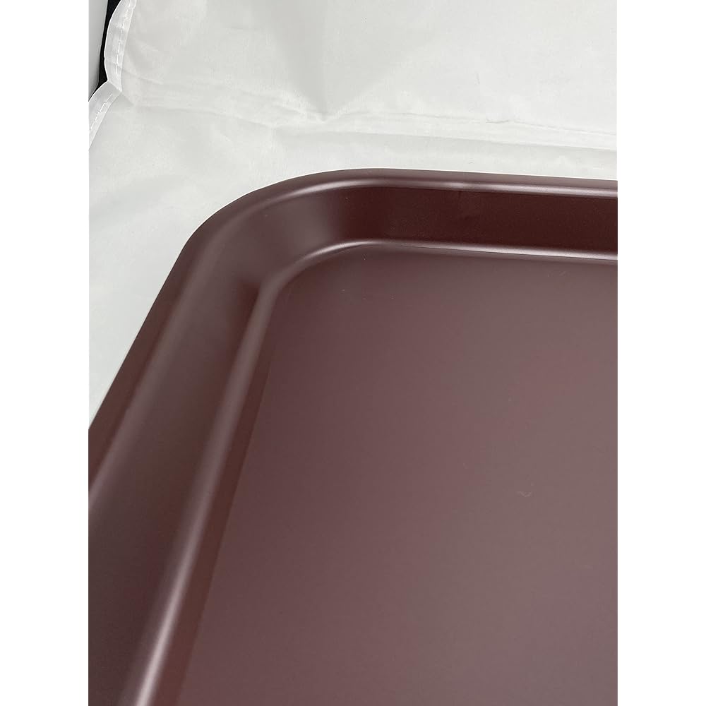[Commercial use set] Chopra Industries Pull-up tray W43.5 x D32.5 x H1.7cm Wine 3344 Non-slip processing 10-piece set Made in Japan