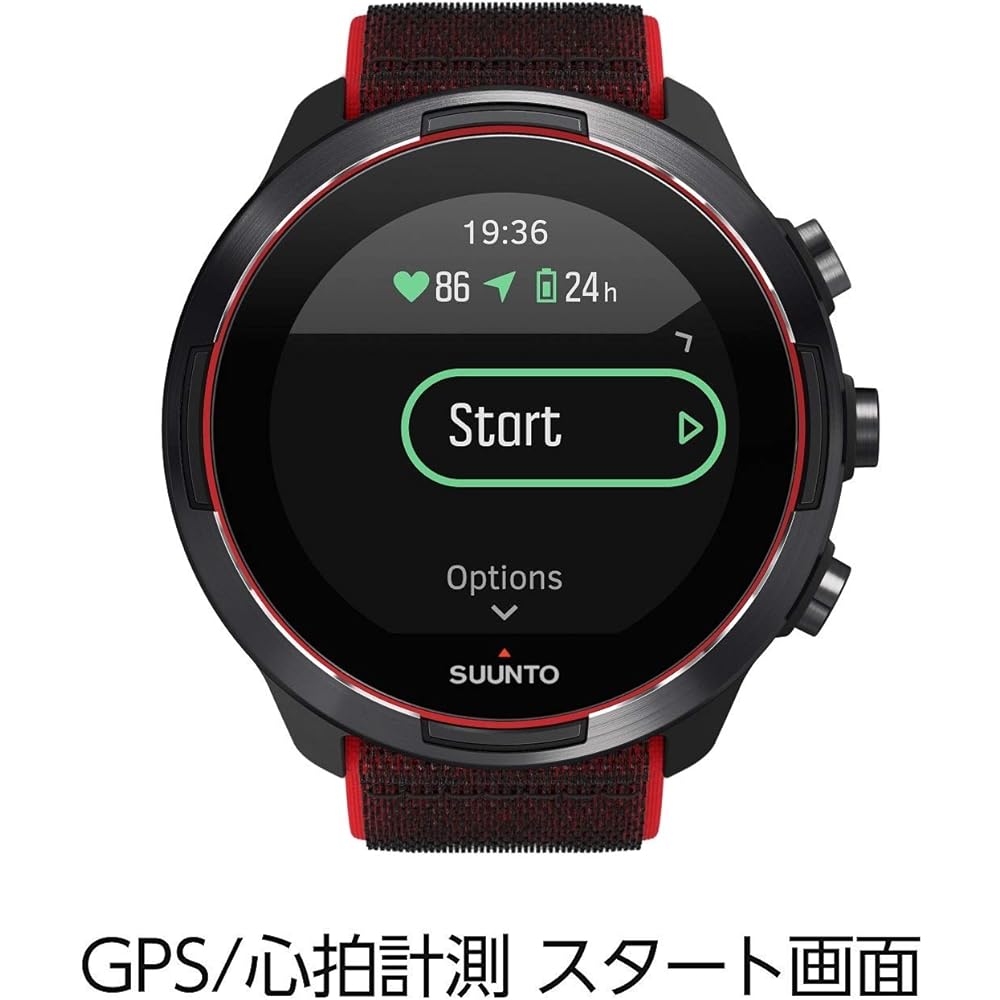 SUUNTO SUUNTO9 BARO RED Trail Running Smart Watch GPS Mountain Climbing [Genuine Japanese Product Manufacturer Warranty] SS050461000